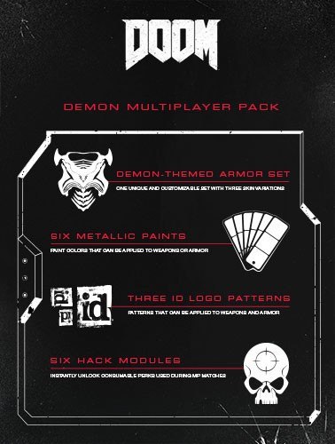 [$ 3.38] Doom - Demon Multiplayer Pack DLC US XBOX One CD Key