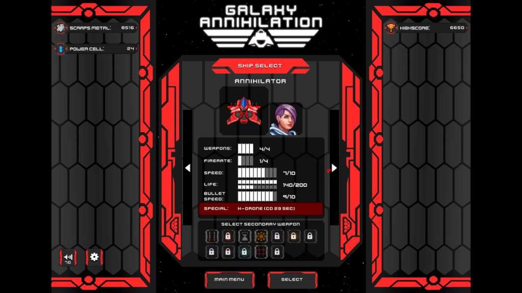 [$ 2.81] Galaxy Annihilation Steam CD Key