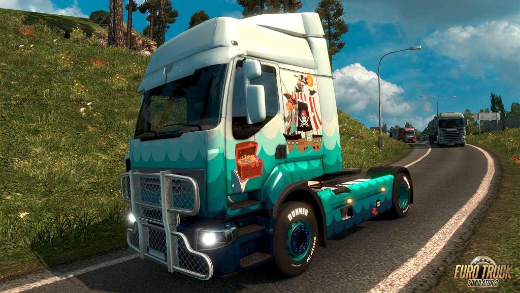 [$ 1.41] Euro Truck Simulator 2 - Pirate Paint Jobs Pack EU Steam CD Key