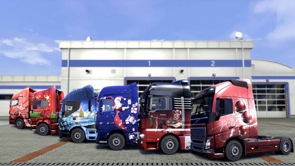 [$ 1.12] Euro Truck Simulator 2 - Christmas Paint Jobs Pack Steam CD Key