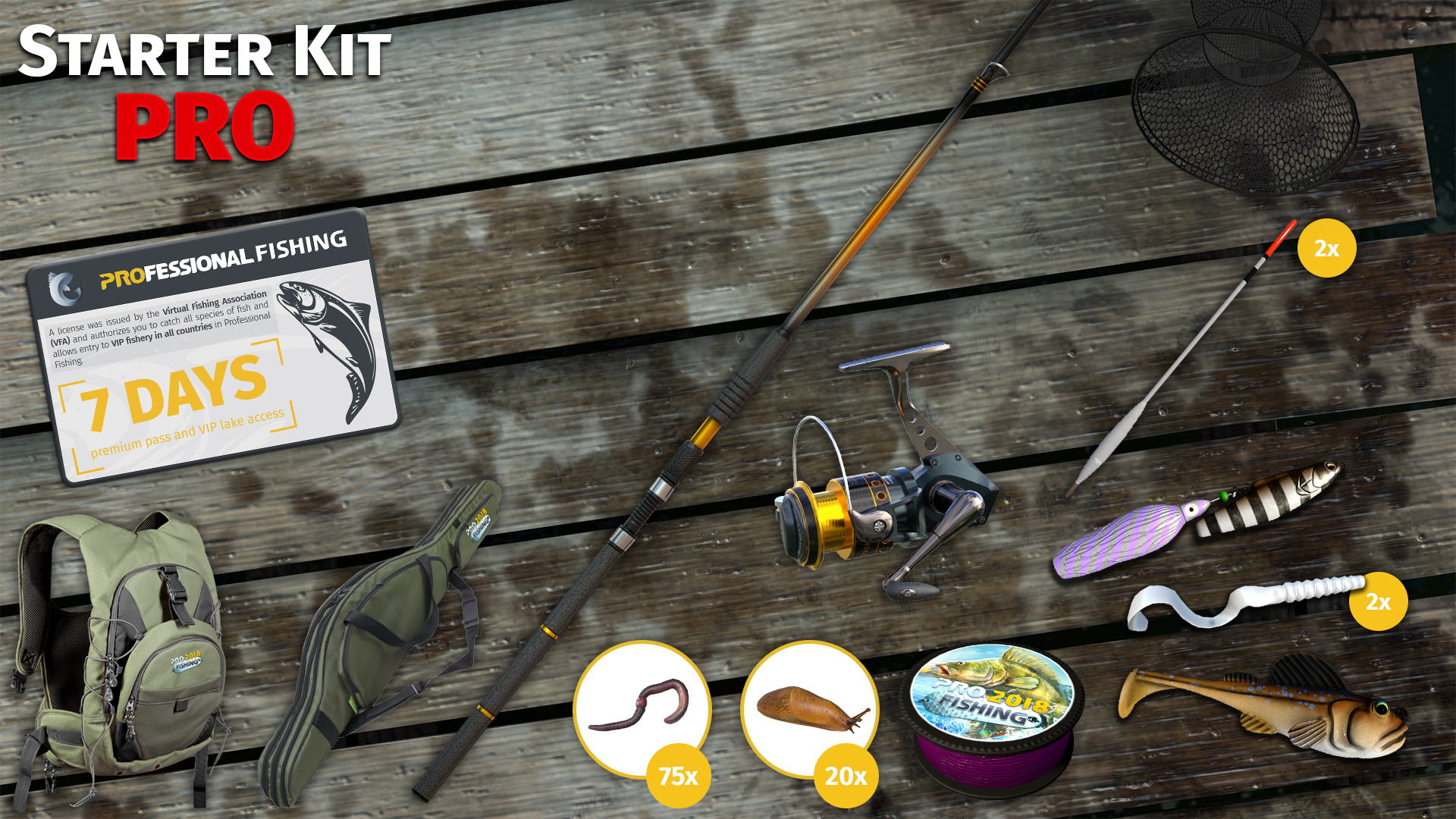 [$ 1.02] Professional Fishing - Starter Kit Pro DLC Steam CD Key