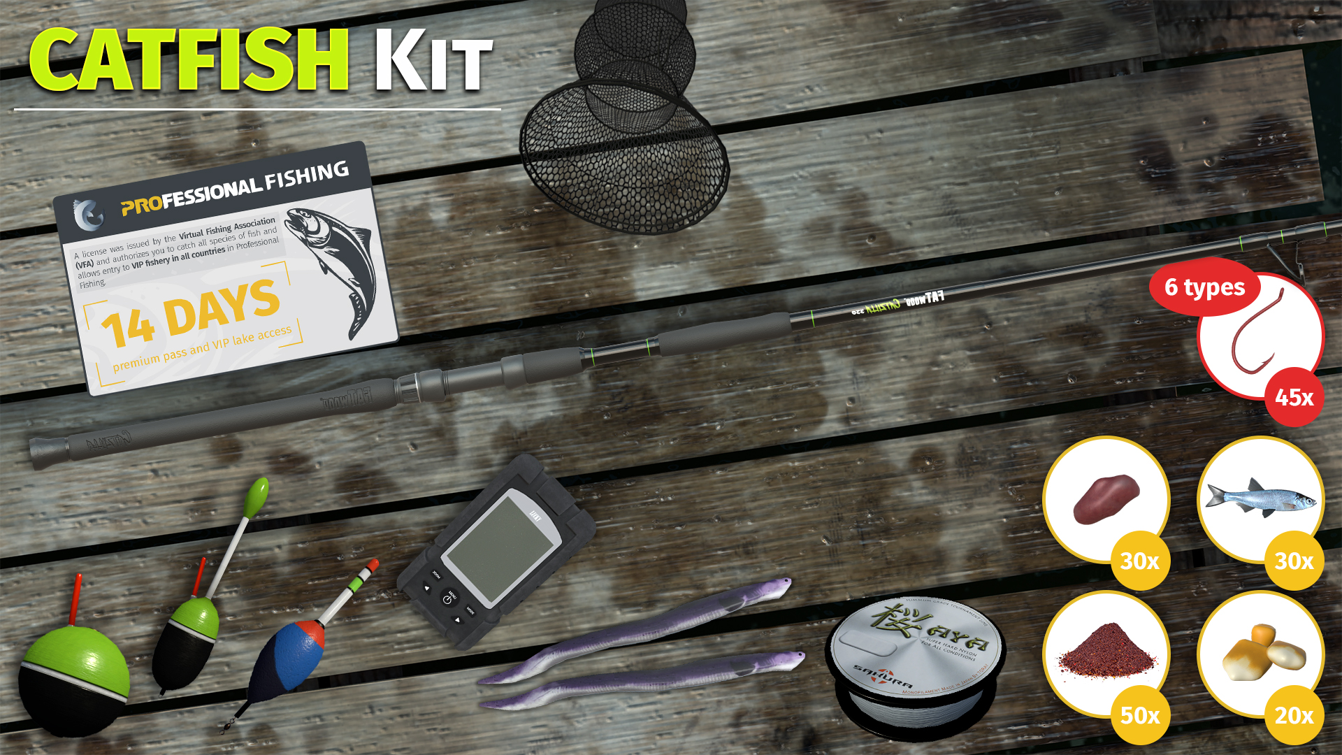 [$ 1.24] Professional Fishing - Catfish Kit DLC Steam CD Key