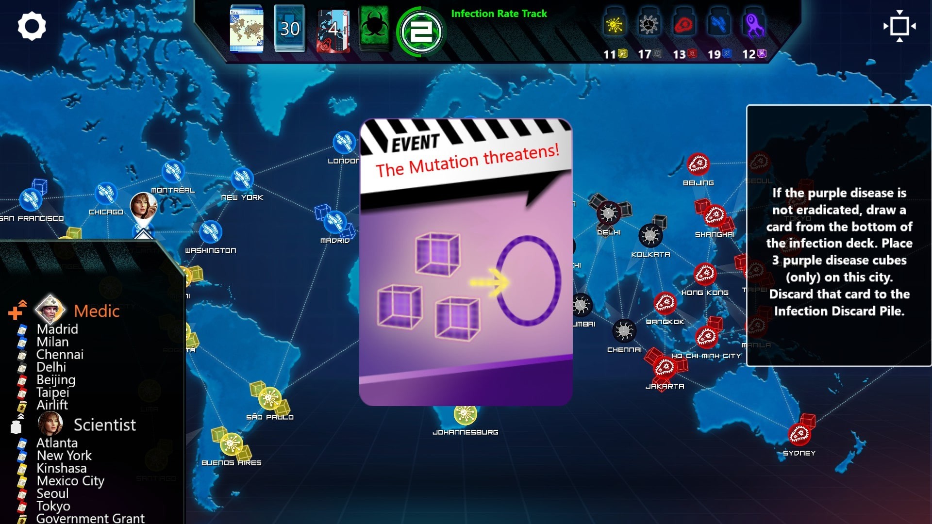 [$ 0.79] Pandemic: On the Brink - Mutation DLC Steam CD Key