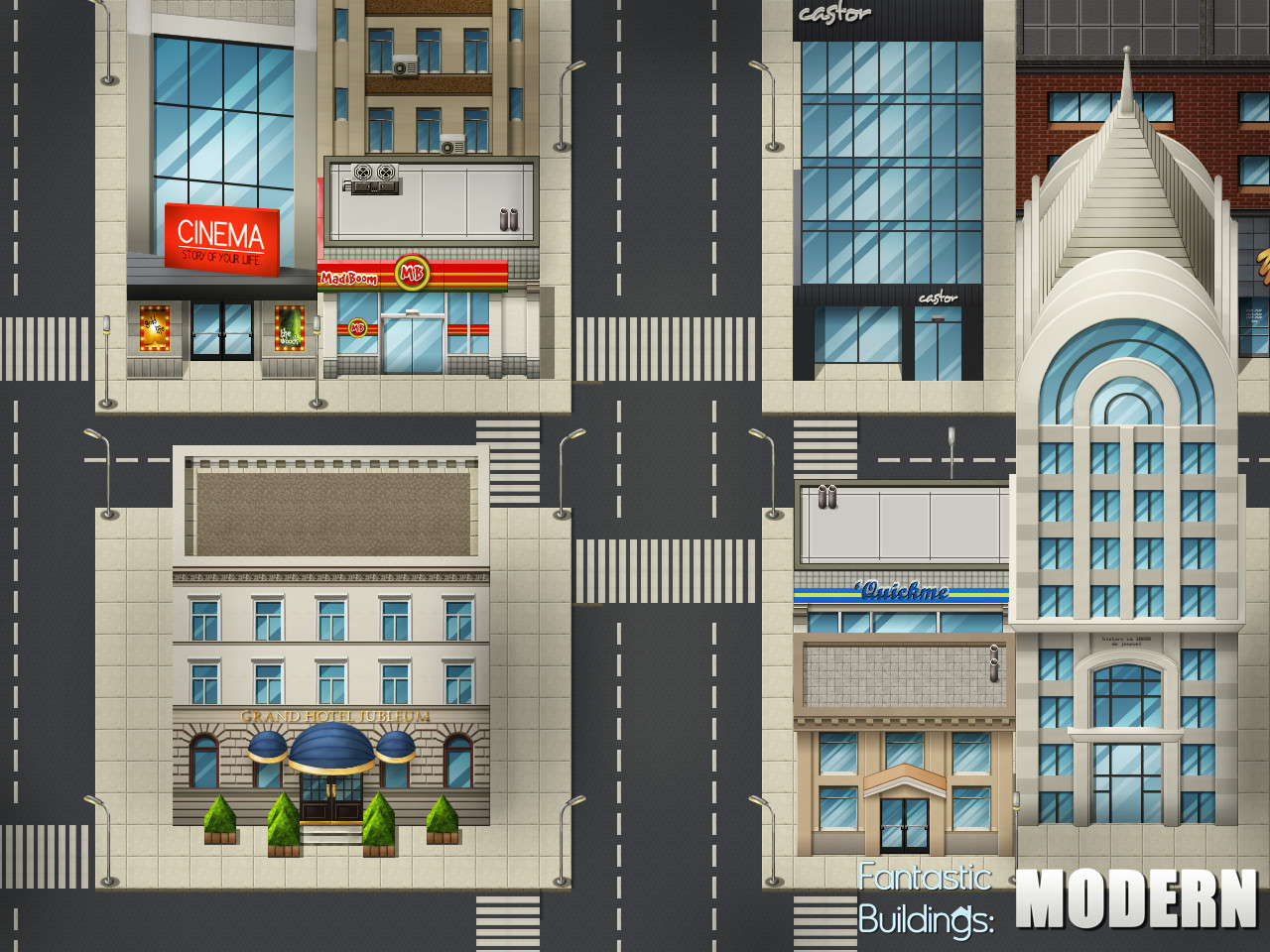 [$ 5.07] RPG Maker VX - Ace Fantastic Buildings: Modern DLC EU Steam CD Key