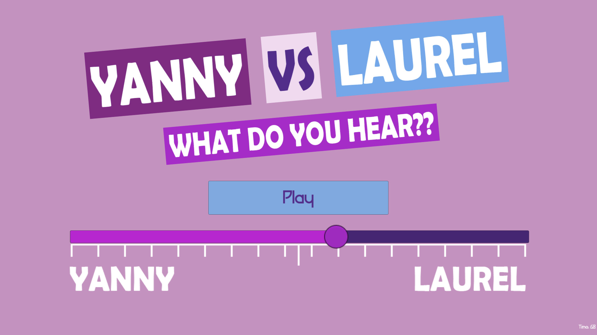 [$ 0.75] What do you hear?? Yanny vs Laurel Steam CD Key