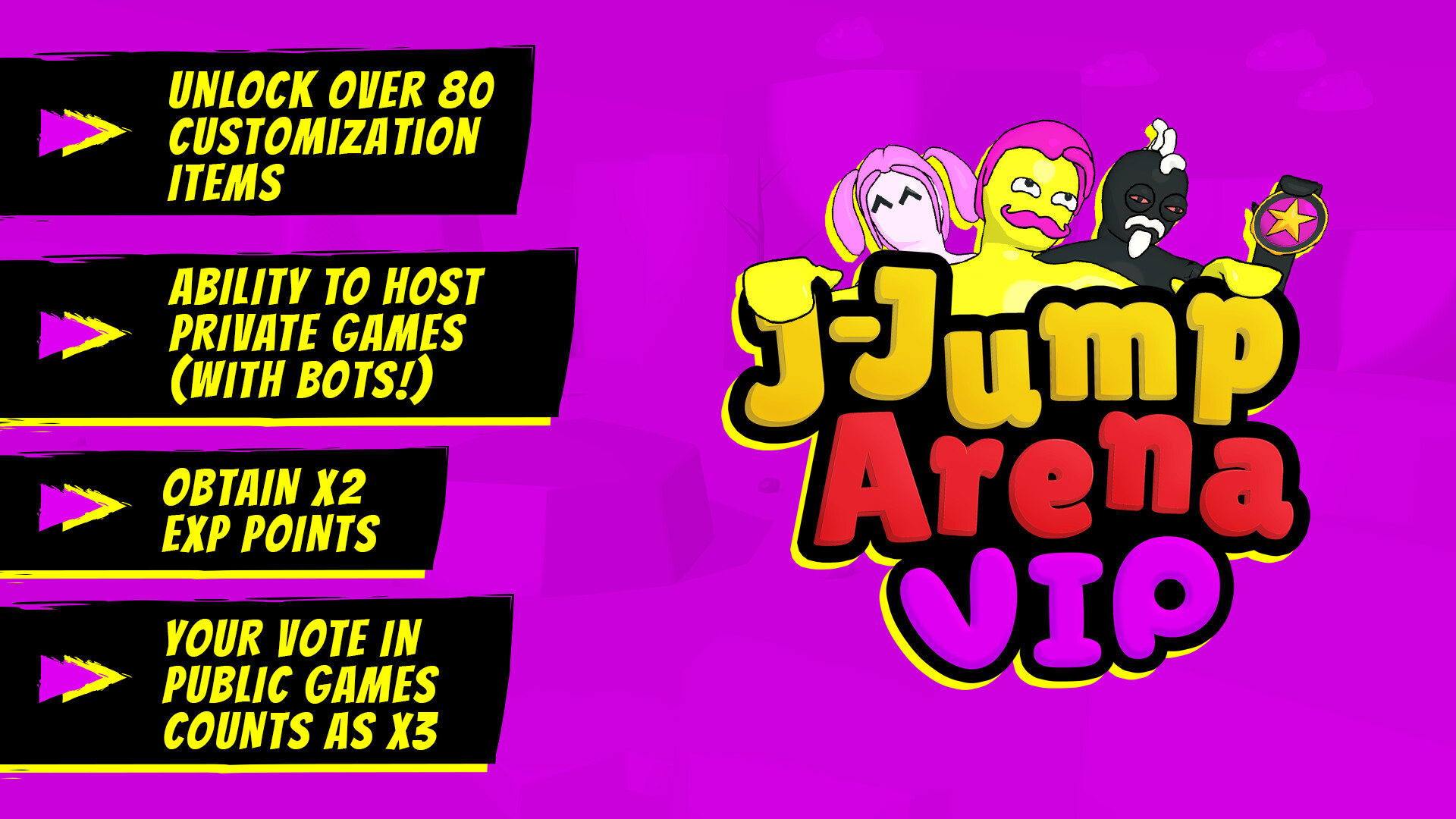 [$ 3.38] J-Jump Arena - VIP Upgrade DLC Steam CD Key