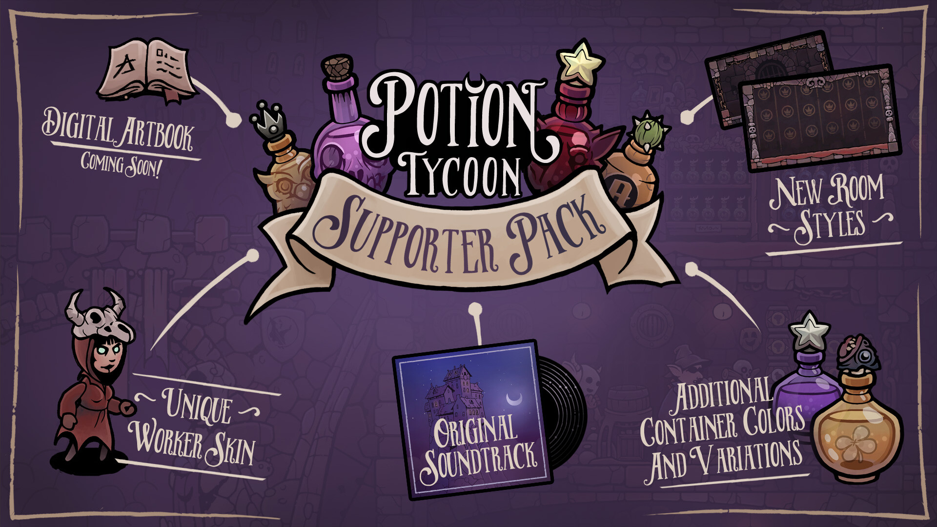 [$ 7.88] Potion Tycoon - Supporter Pack DLC Steam CD Key