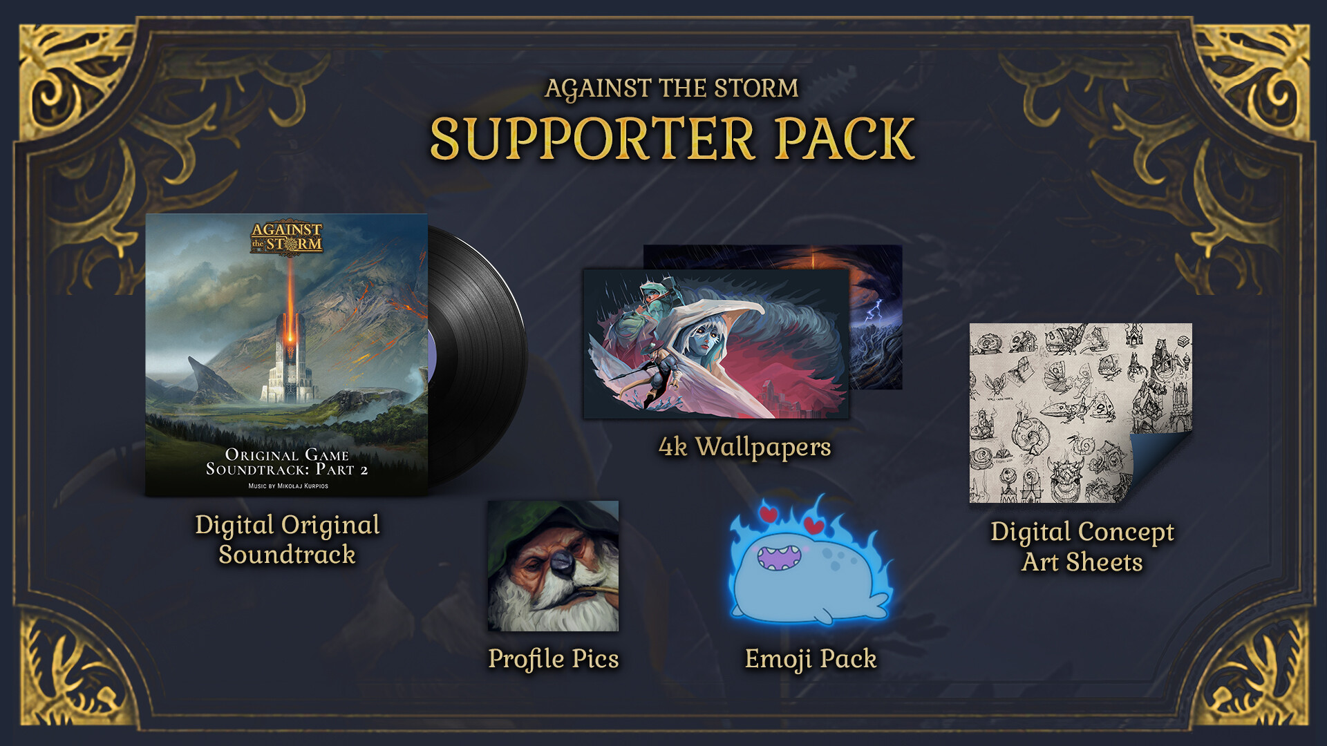 [$ 7.74] Against the Storm - Supporter Pack DLC Steam CD Key