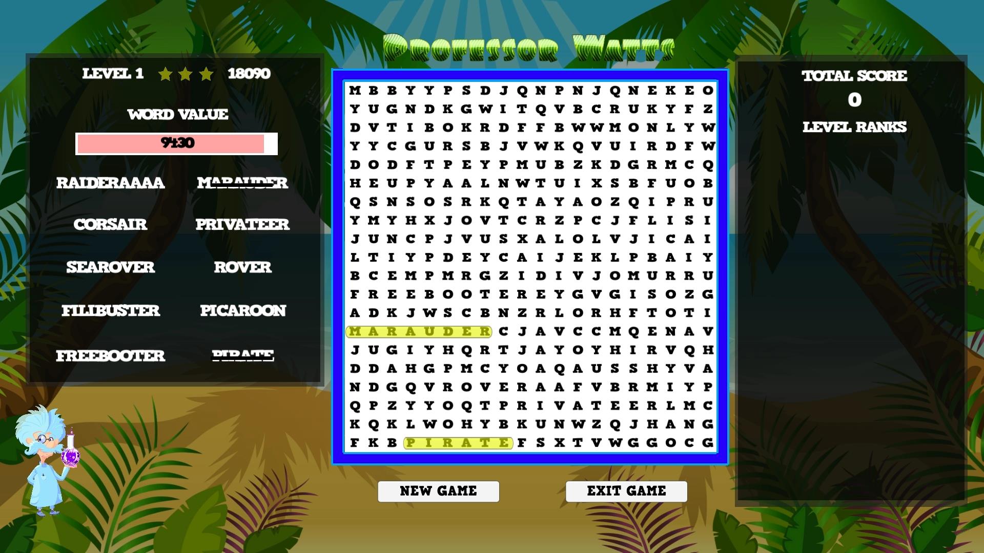 [$ 0.47] Professor Watts Word Search: Pirates Life Steam CD Key