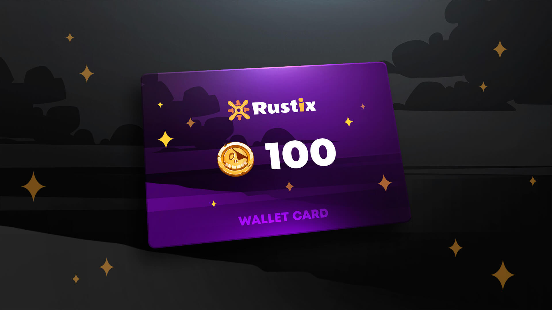 [$ 113] Rustix.io 100 USD Wallet Card Code