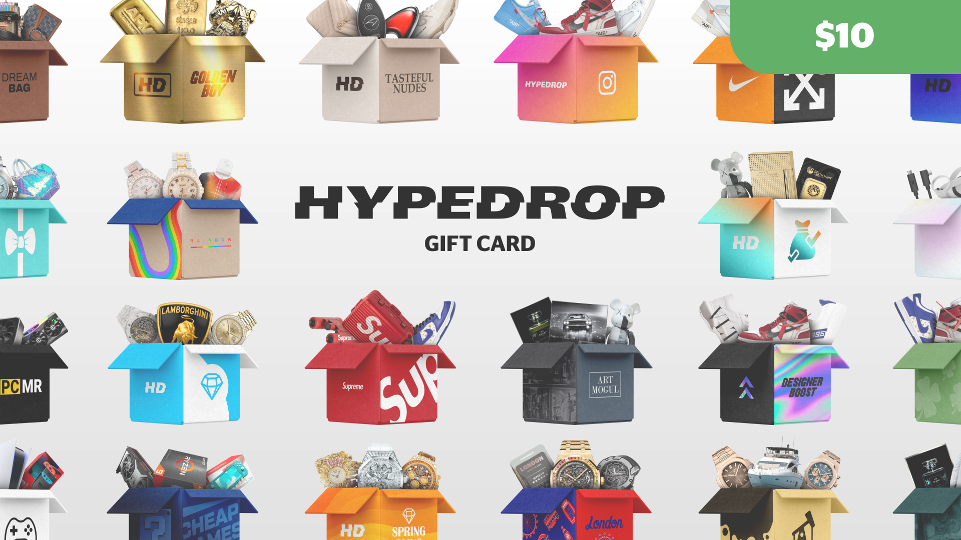 [$ 12.17] 10$ HypeDrop Gift Card 10 USD Prepaid Code