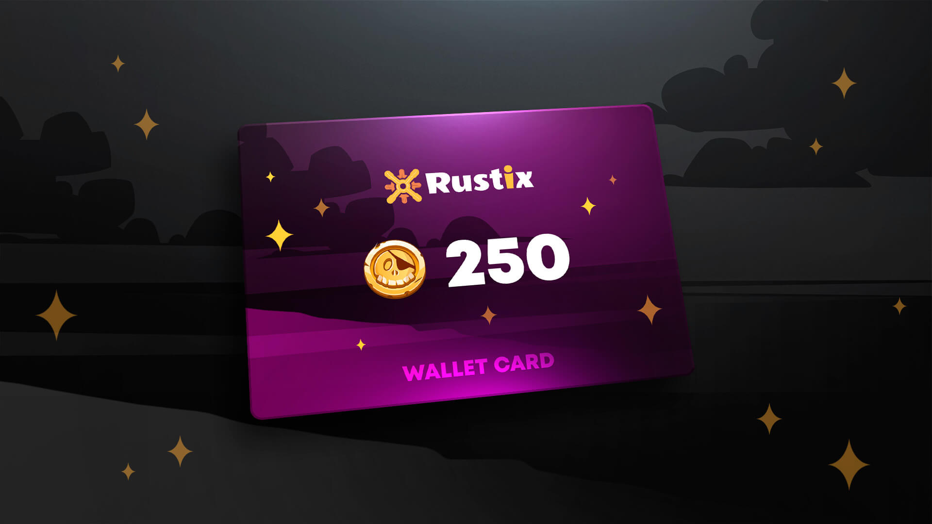 [$ 274.57] Rustix.io 250 USD Wallet Card Code