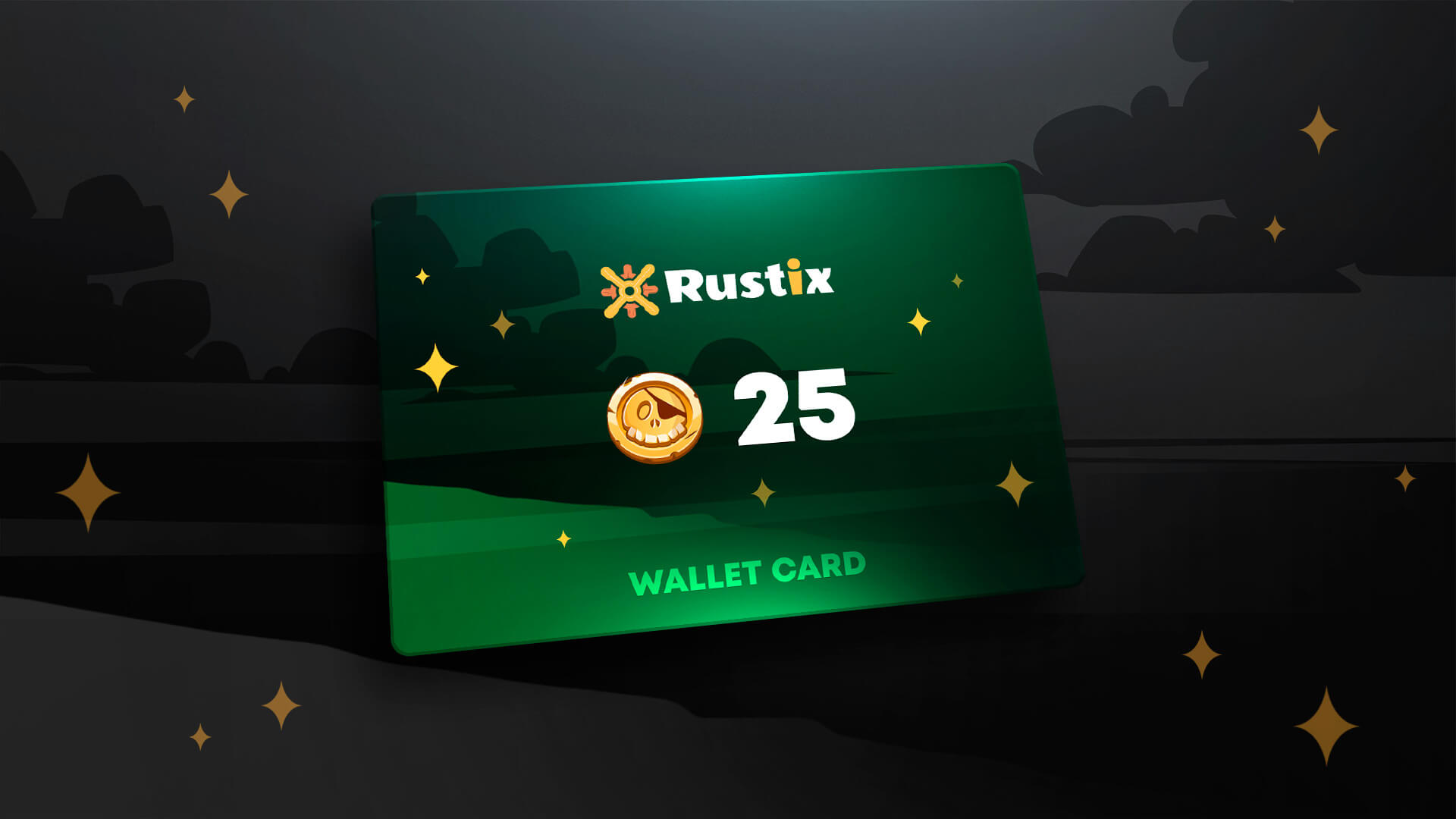 [$ 28.25] Rustix.io 25 USD Wallet Card Code