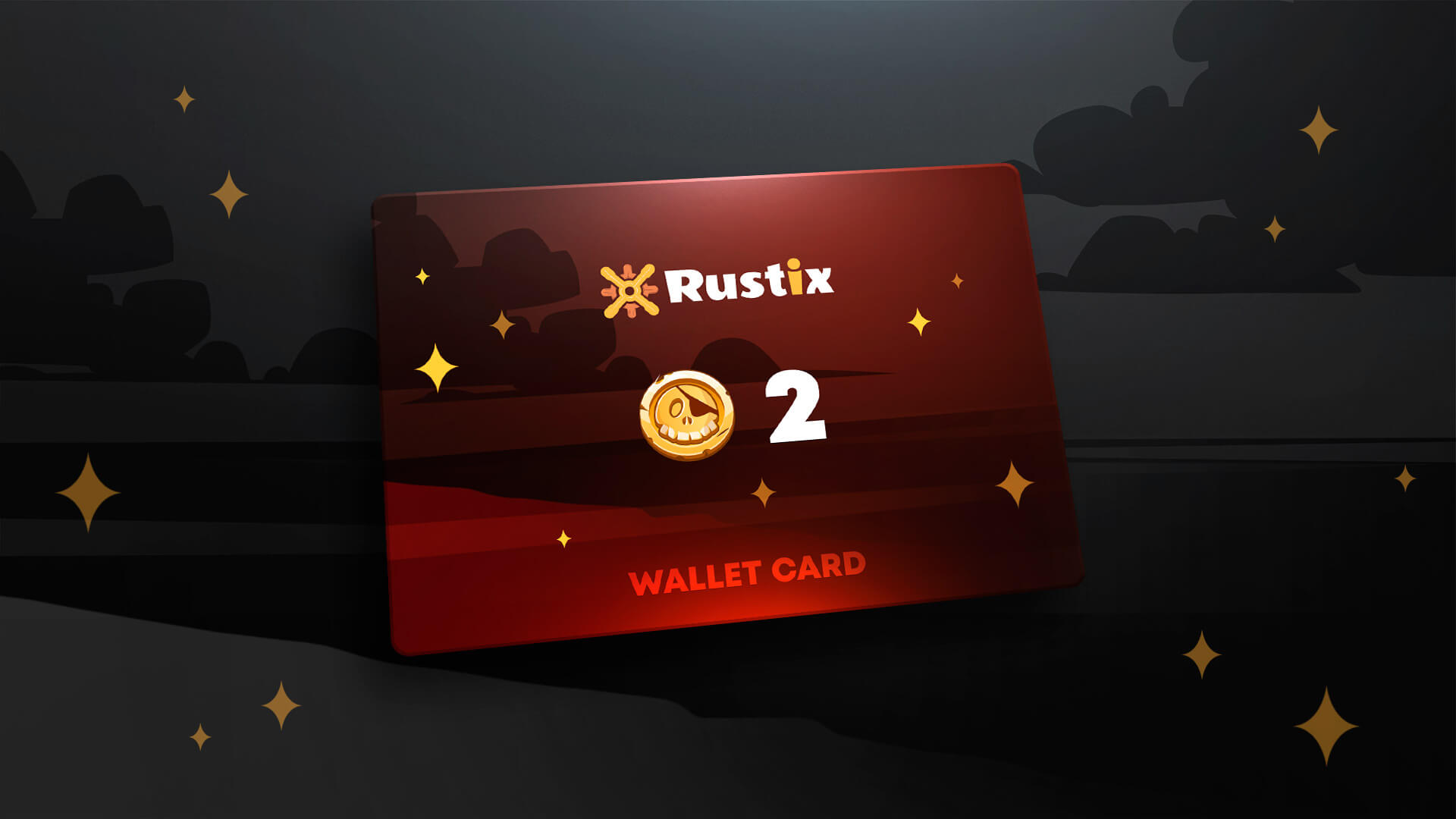 [$ 2.26] Rustix.io 2 USD Wallet Card Code