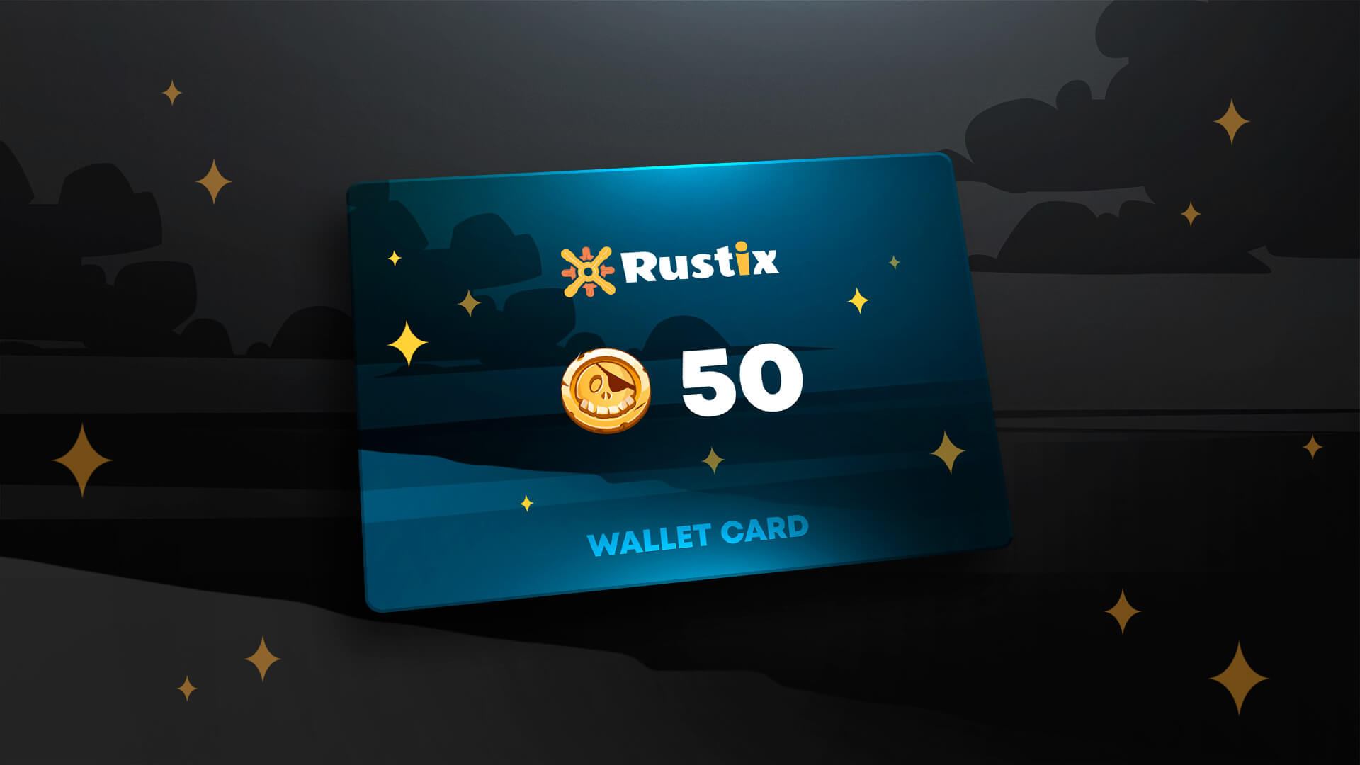 [$ 56.5] Rustix.io 50 USD Wallet Card Code