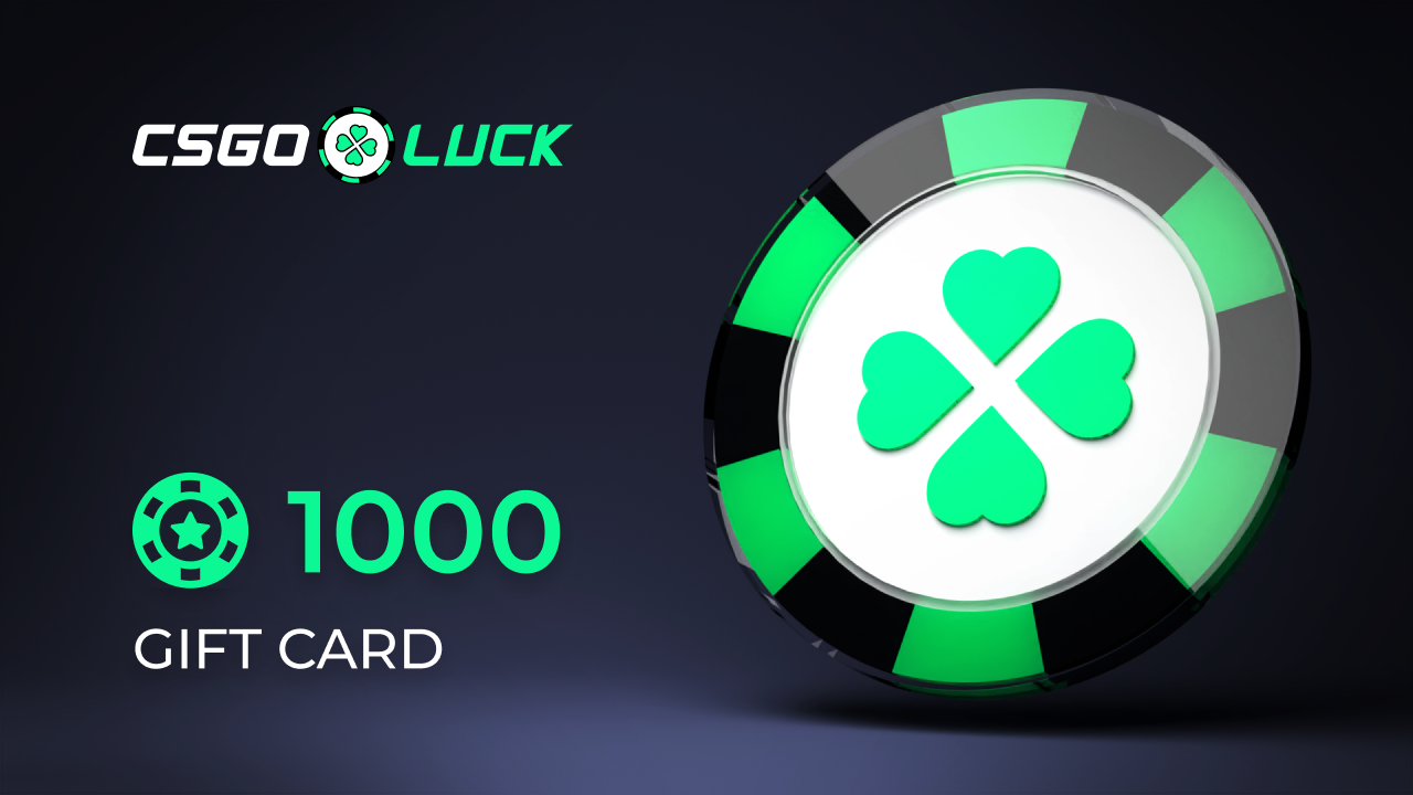 [$ 753.68] CSGOluck 1000 Balance Gift Card