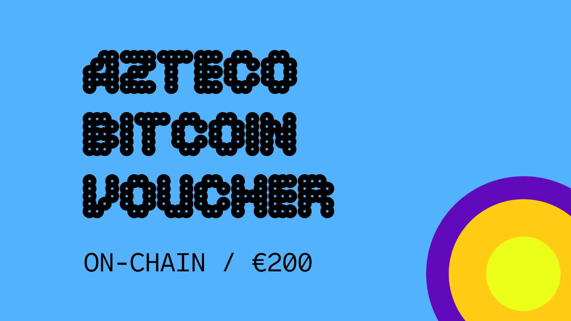 [$ 225.98] Azteco Bitcoin On-Chain €200 Voucher
