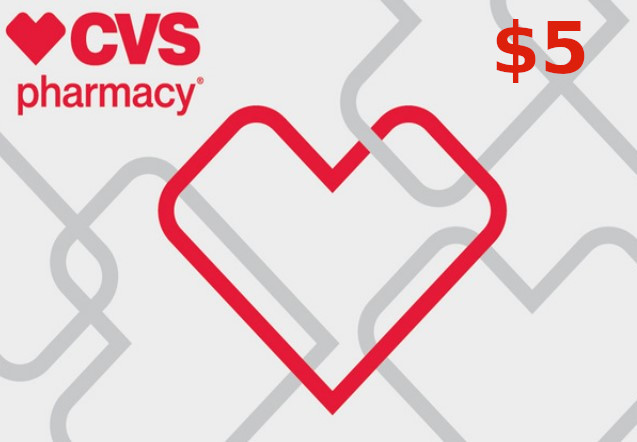 [$ 3.95] CVS Pharmacy $5 Gift Card US