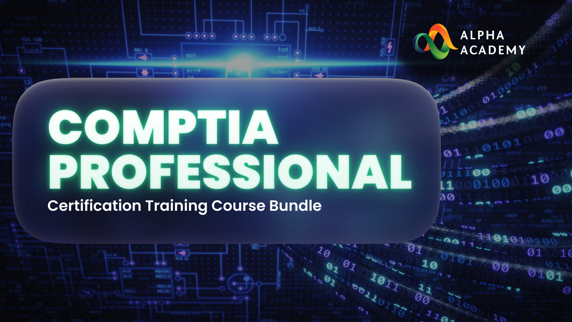 [$ 9.03] CompTIA Professional Certification Training Course Bundle Alpha Academy Code