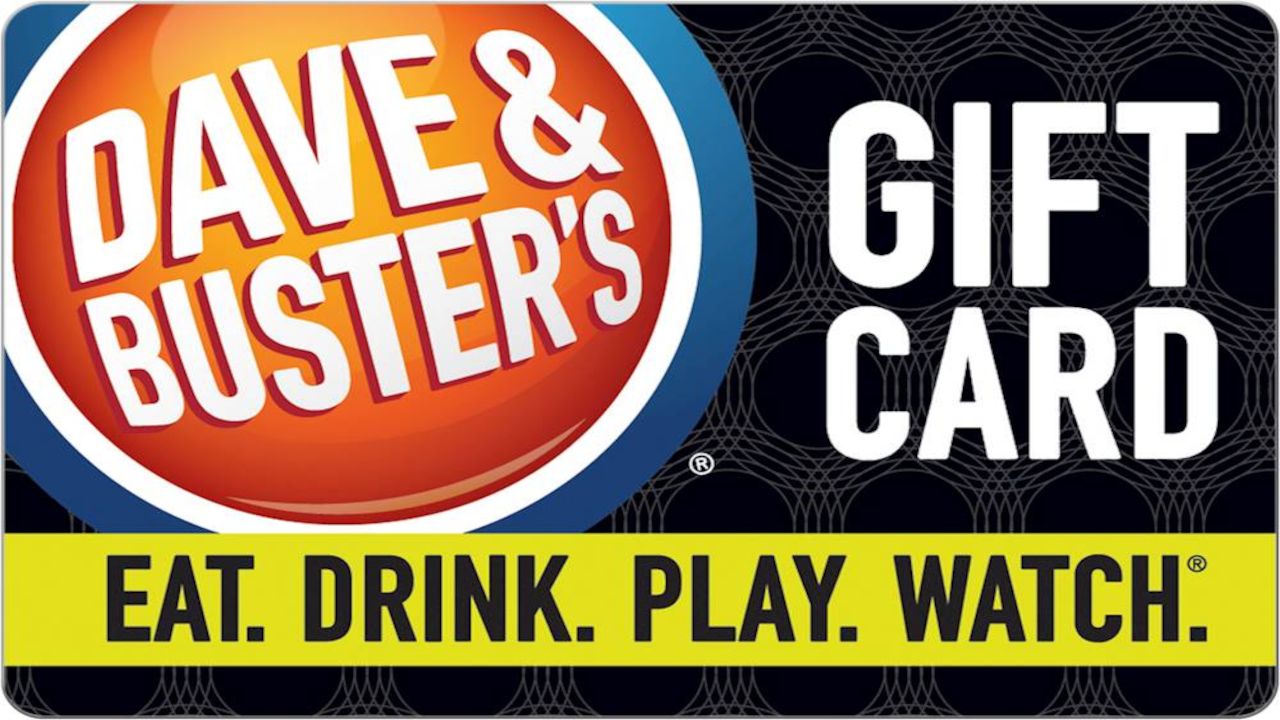 [$ 1.69] Dave & Buster's $2 Gift Card US