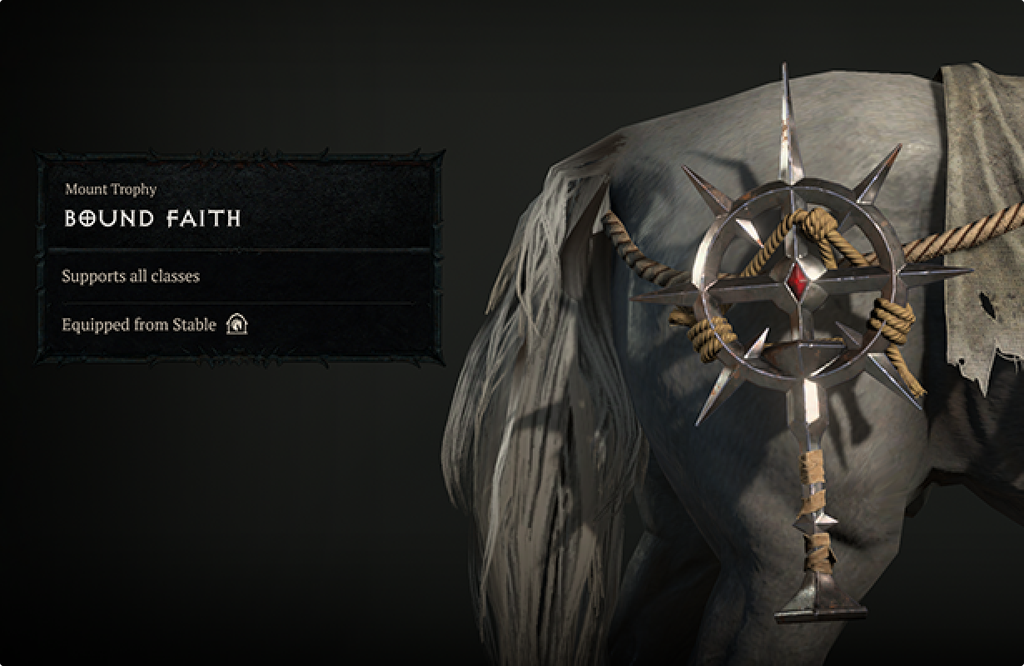 [$ 13.56] Diablo IV - Bound Faith Mount Trophy DLC US Battle.net CD Key