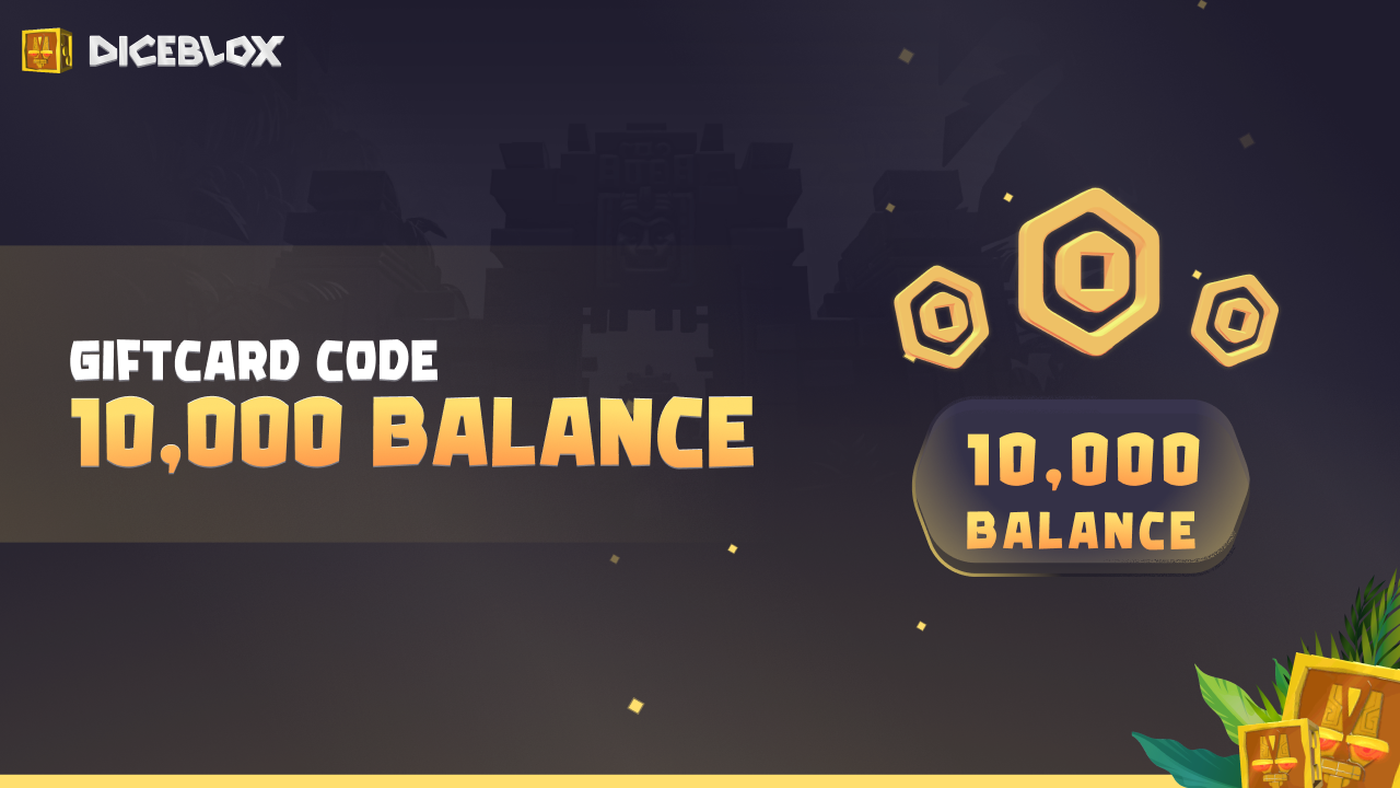 [$ 30.64] Diceblox 10.000 Balance Gift Card