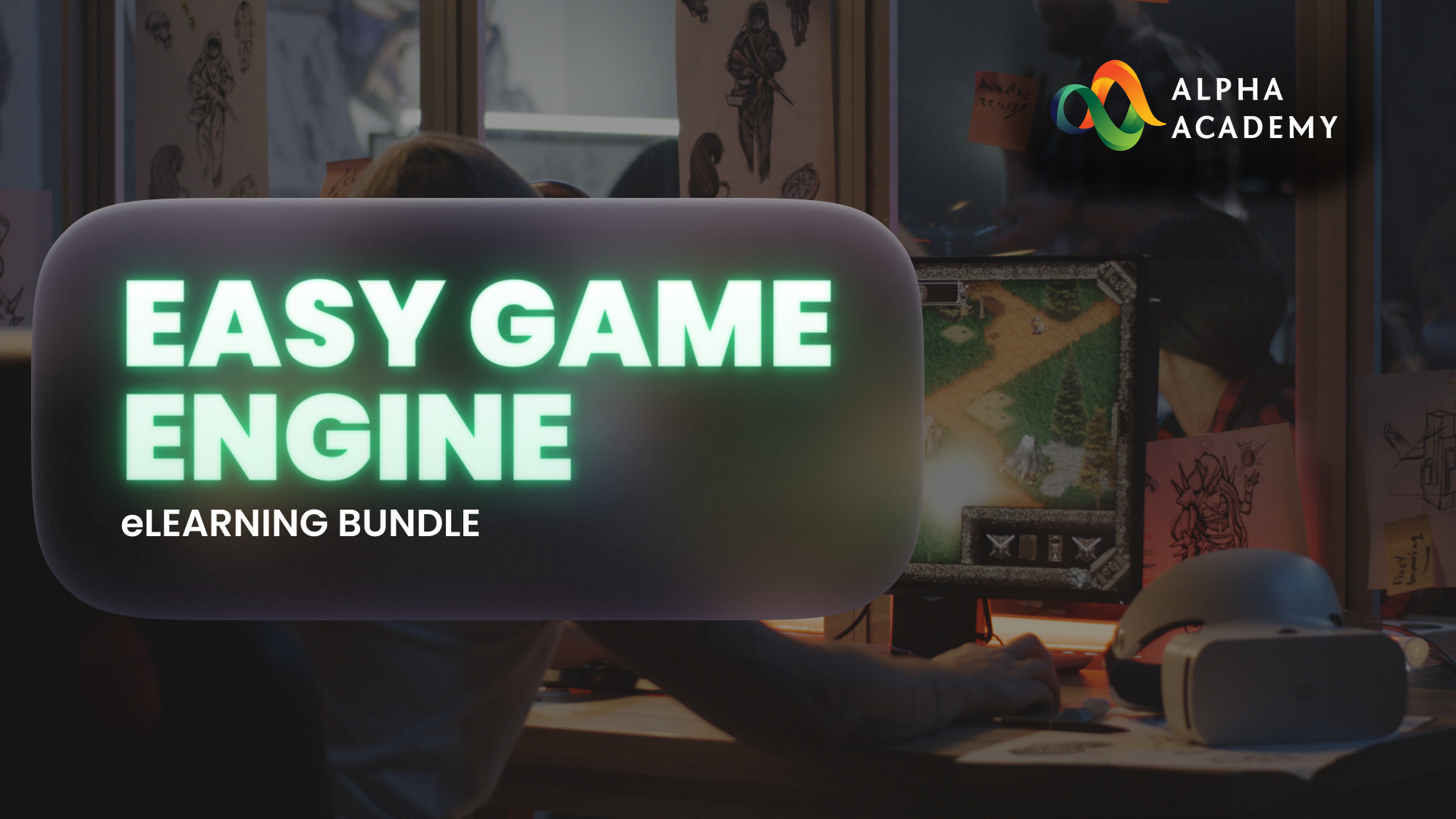 [$ 22.59] Easy Game Engine eLearning Bundle Alpha Academy Code