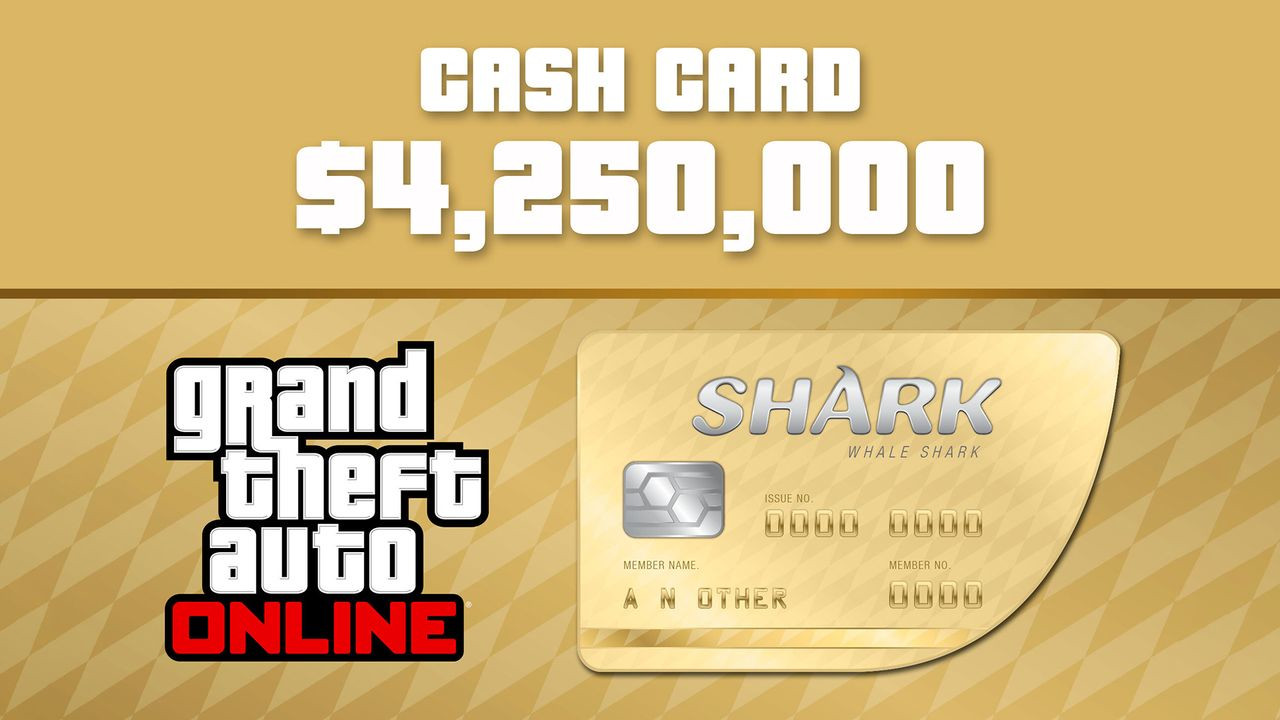 [$ 18.11] Grand Theft Auto Online - $4,250,000 The Whale Shark Cash Card PC Activation Code