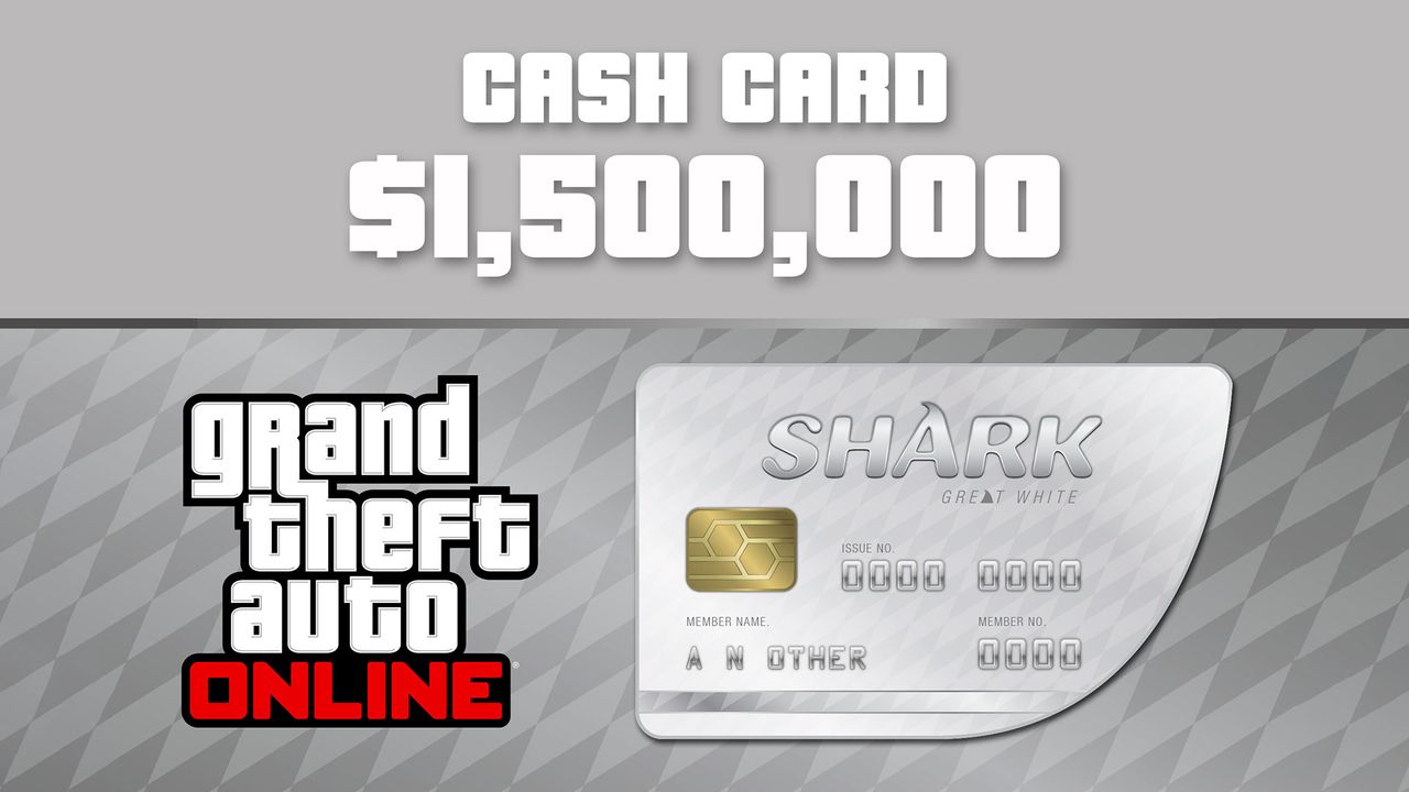 [$ 10.15] Grand Theft Auto Online - $1,500,000 Great White Shark Cash Card PC Activation Code