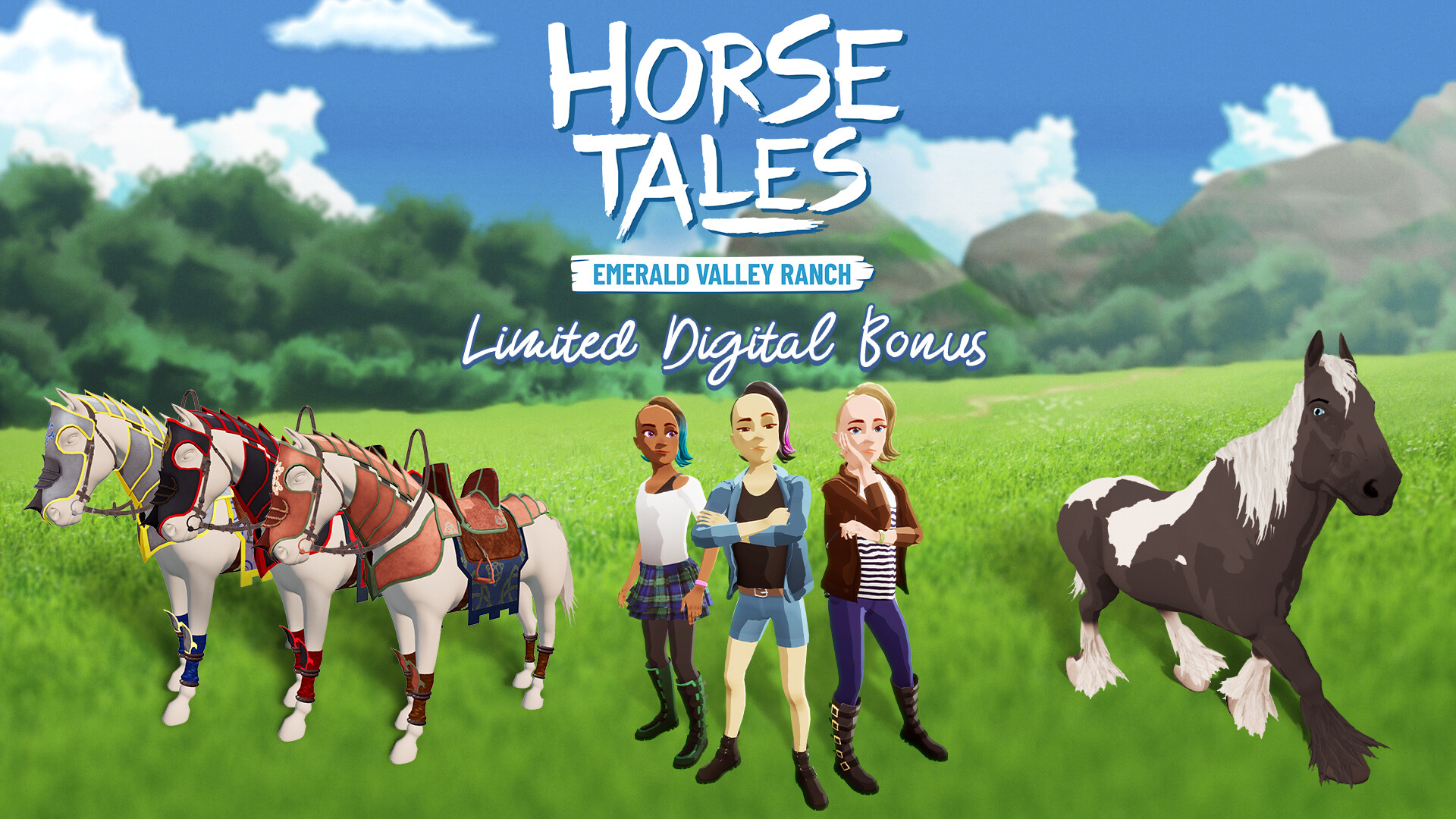 [$ 3.38] Horse Tales: Emerald Valley Ranch - Limited Digital Bonus DLC EU PS4 CD Key