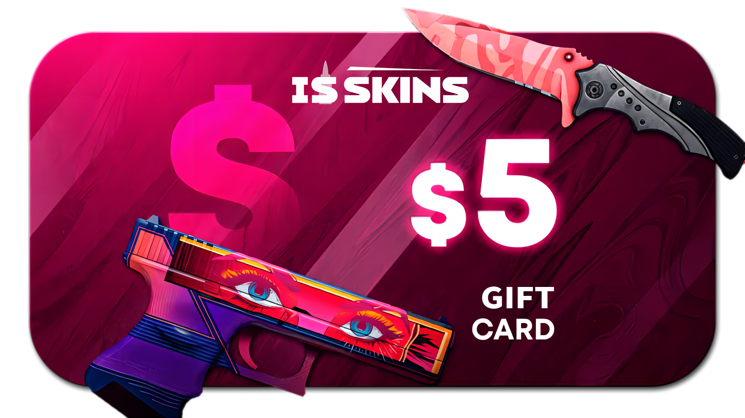 [$ 5.29] ISSKINS $5 Gift Card