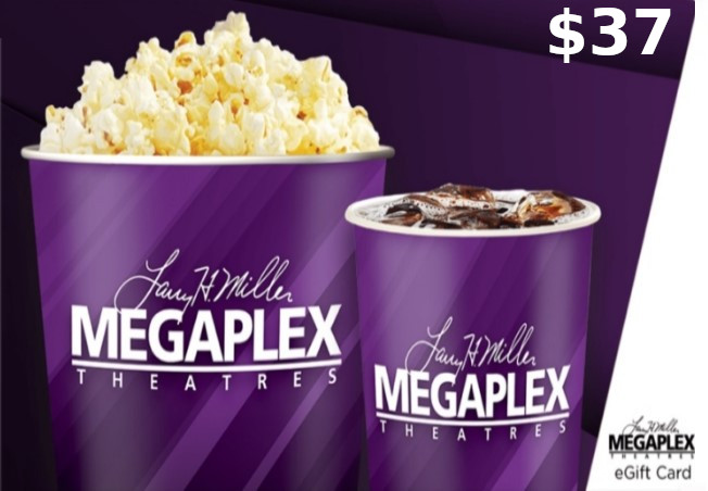 [$ 26.55] Megaplex Theatres $37 Gift Card US