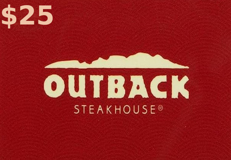 [$ 19.21] Outback Steakhouse $25 Gift Card US
