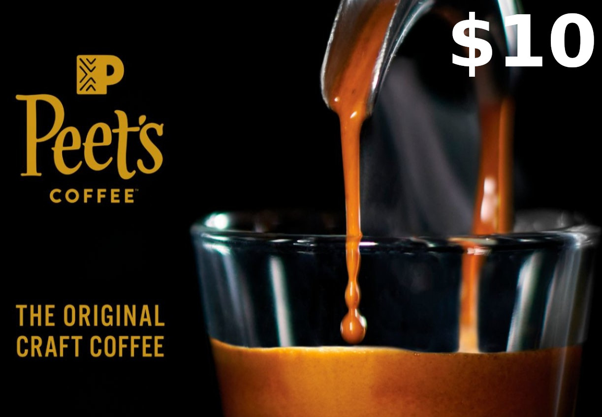 [$ 6.78] Peet's Coffee & Tea $10 Gift Card US