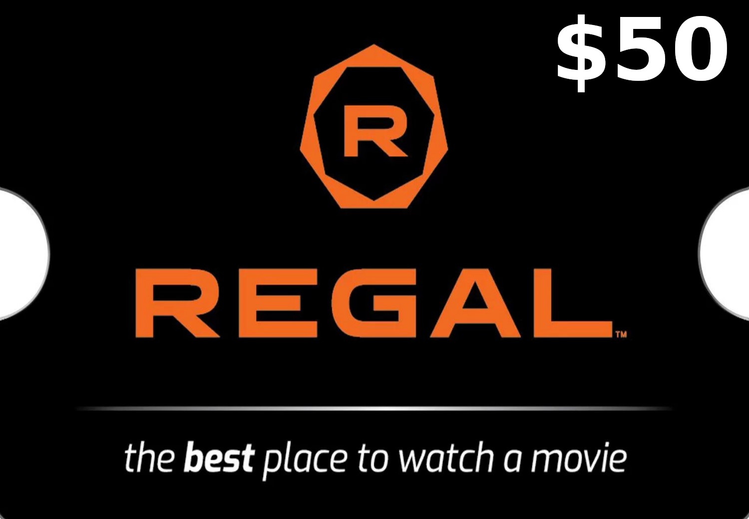 [$ 58.38] Regal Cinemas $50 Gift Card US