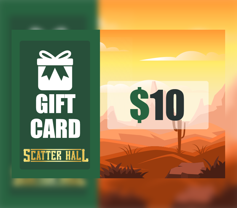 [$ 12.37] Scatterhall - $10 Gift Card