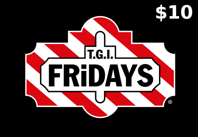 [$ 7.91] T.G.I. Fridays $10 Gift Card US