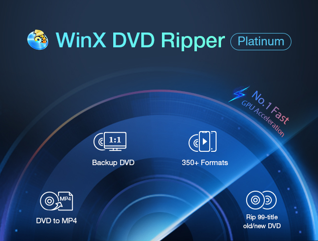[$ 40.57] WinX DVD Ripper Platinum 1-Year Key
