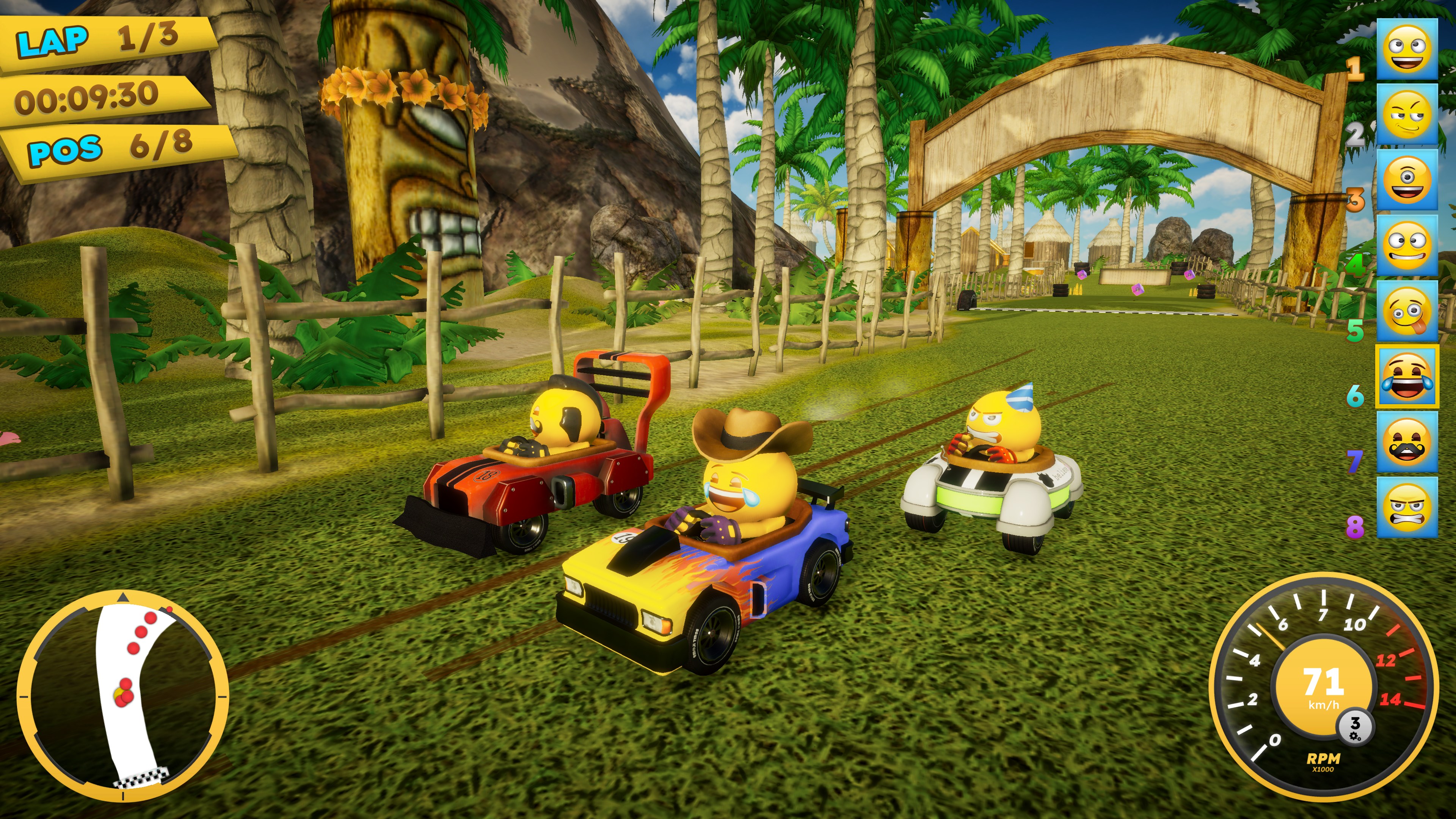 [$ 23.15] emoji Kart Racer XBOX One / Xbox Series X|S CD Key
