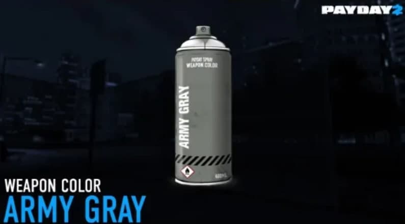 [$ 1.12] PAYDAY 2 - Army Gray Weapon Color DLC Steam CD Key