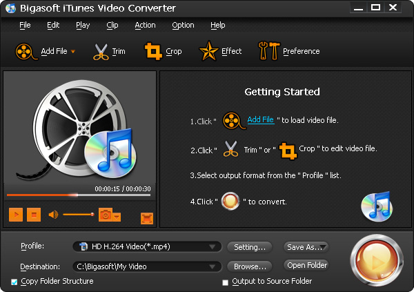 [$ 5.03] Bigasoft iTunes Video Converter PC CD Key