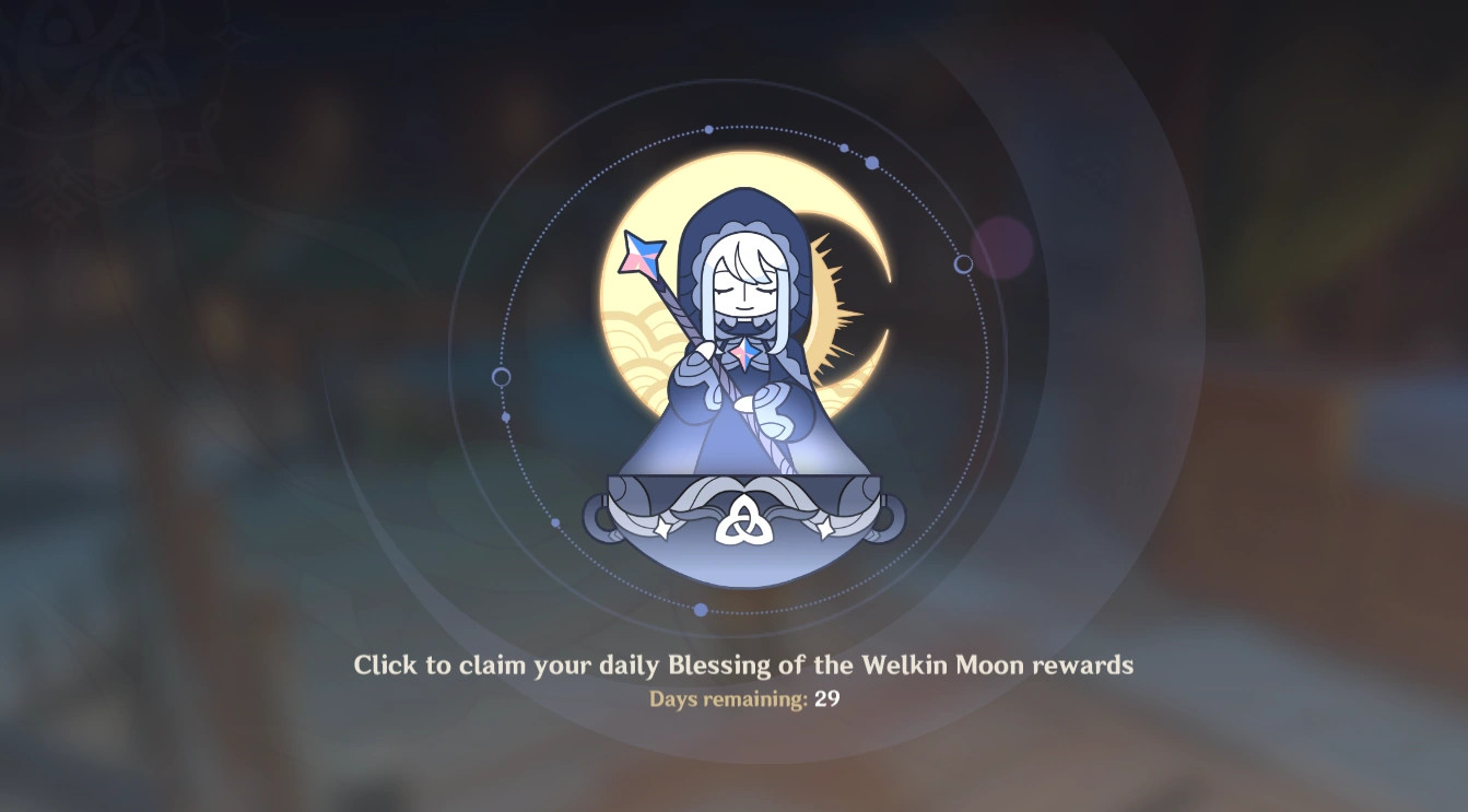 [$ 5.41] Genshin Impact Blessing of the Welkin Moon 30-Days Subscription Key