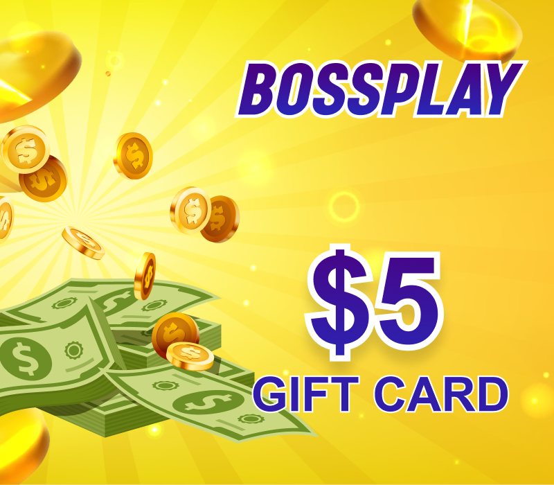 [$ 6.23] BossPlay 5 Credits Gift Card