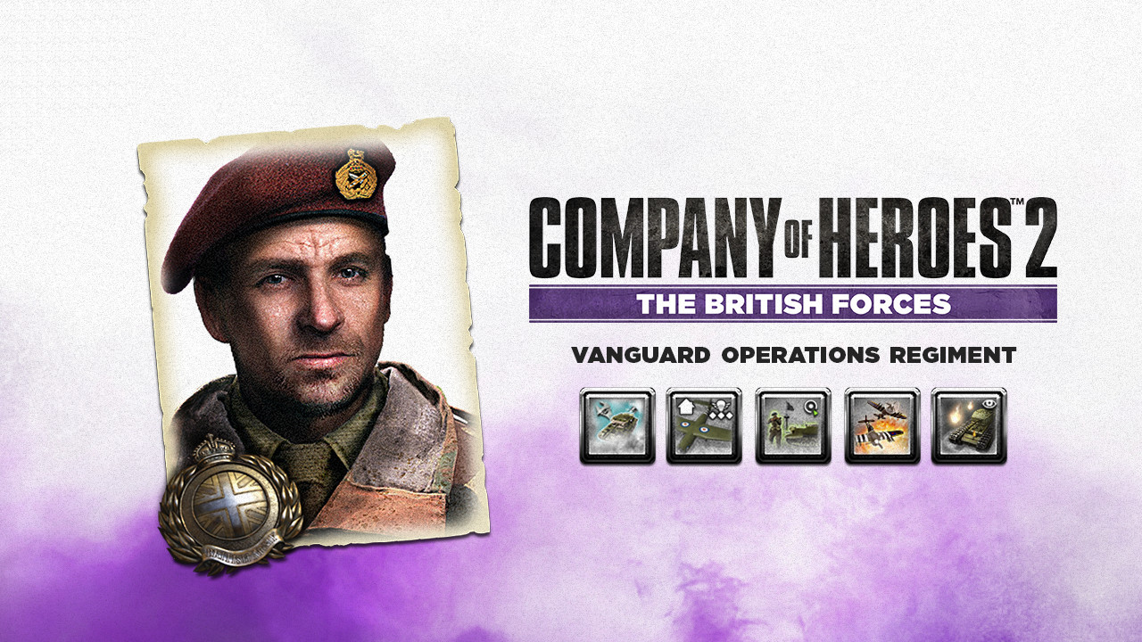 [$ 0.78] Company of Heroes 2 - British Commander: Vanguard Operations Regiment DLC Steam CD Key