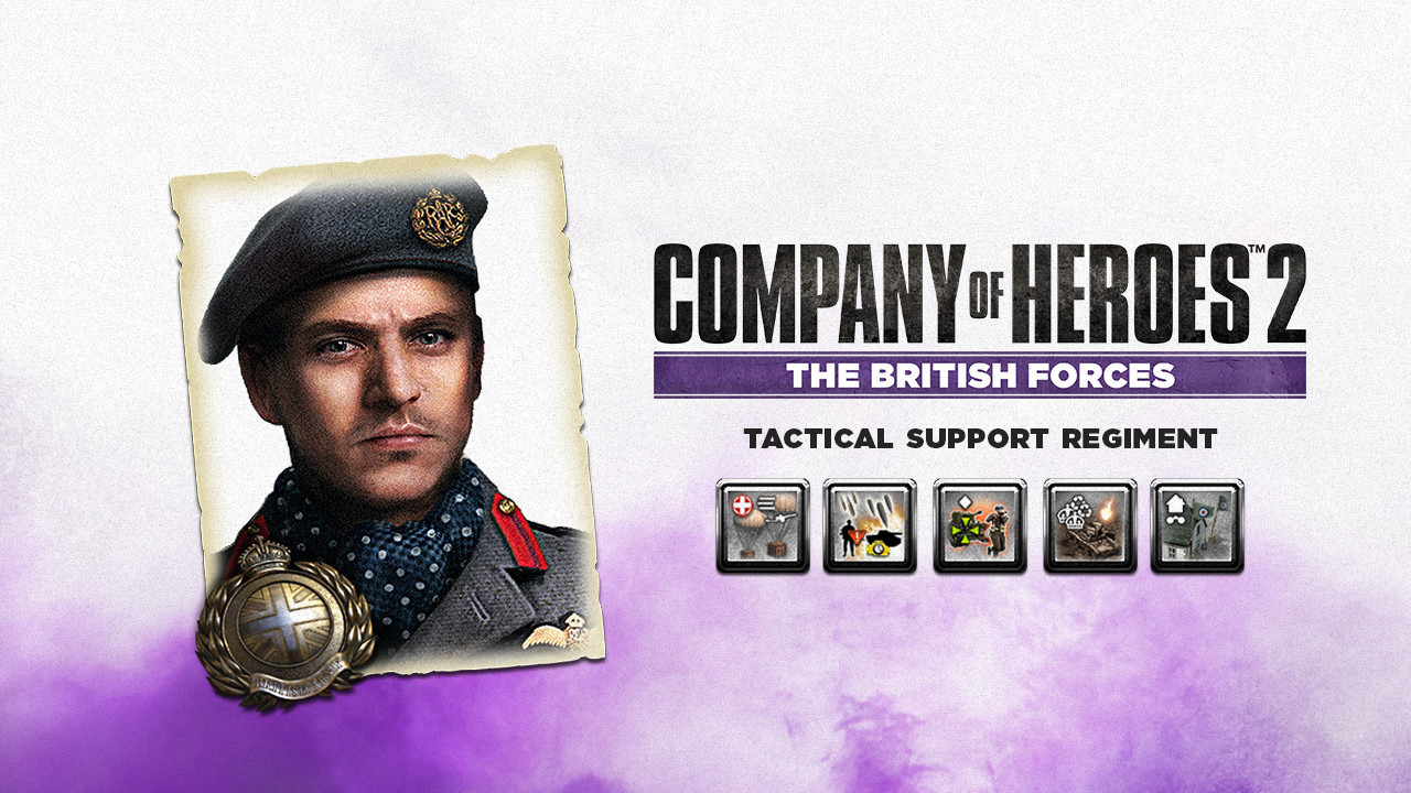 [$ 0.78] Company of Heroes 2 - British Commander: Tactical Support Regiment DLC Steam CD Key