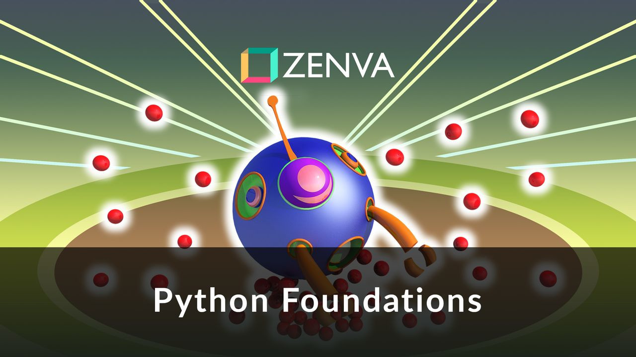 [$ 16.5] Python Foundations -  eLearning course Zenva.com Code
