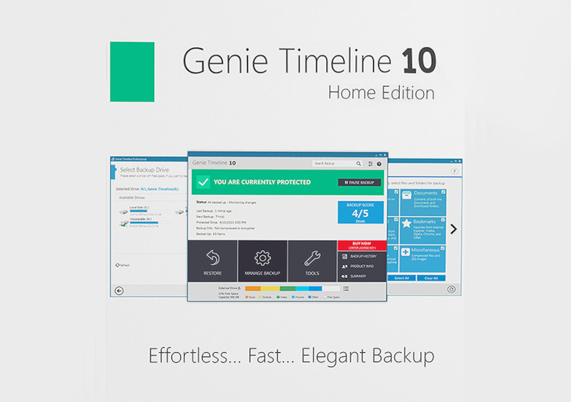 [$ 3.38] Genie Timeline Home 10 CD Key