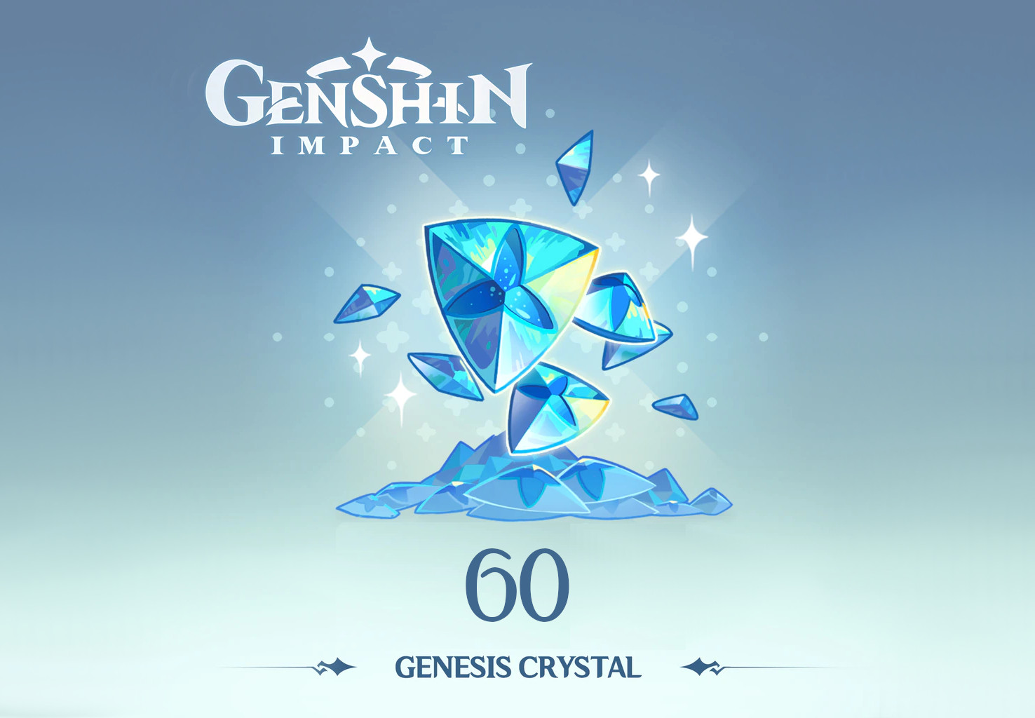 [$ 1.32] Genshin Impact - 60 Genesis Crystals Reidos Voucher