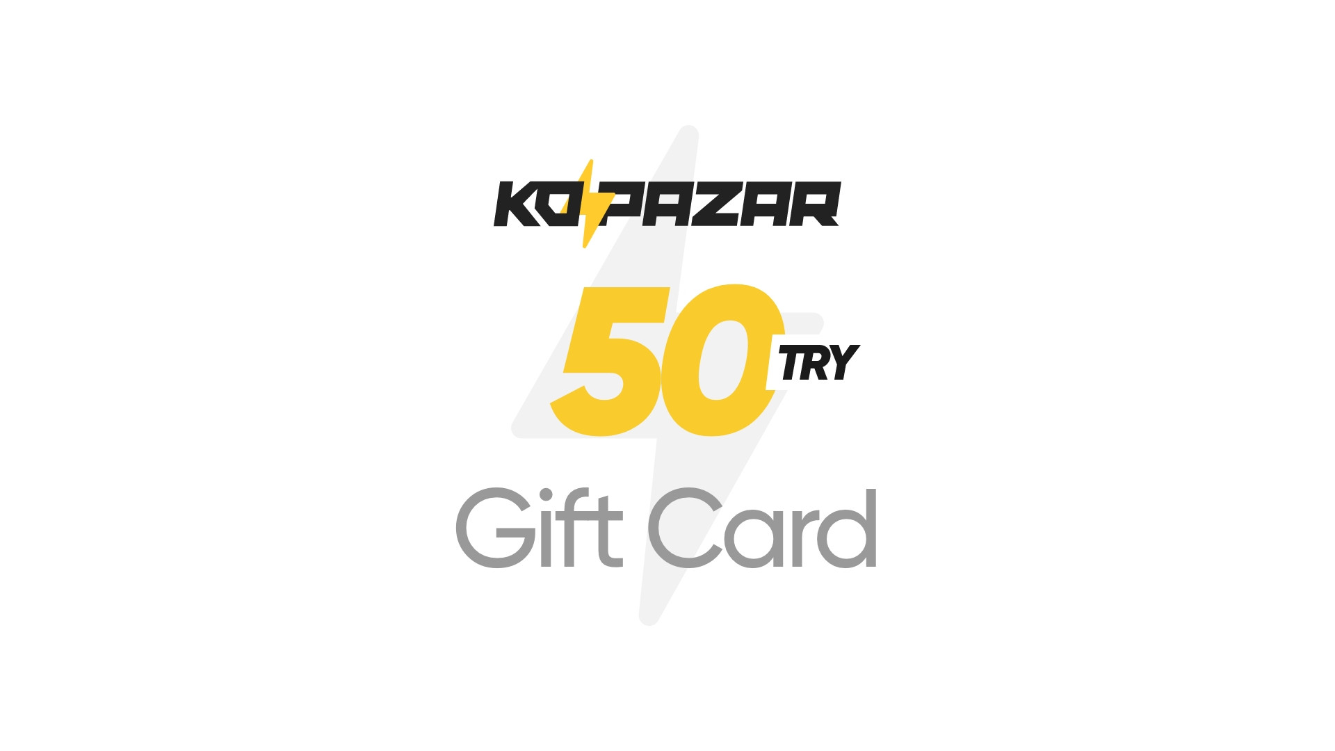 [$ 2.09] Kopazar 50 TRY Gift Card