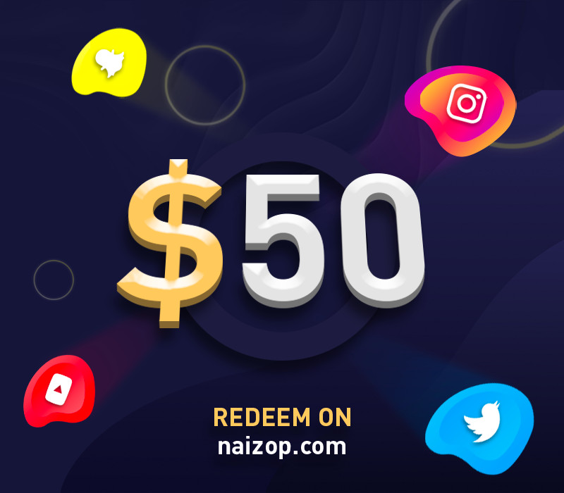 [$ 66.09] Naizop 50 USD Gift Card